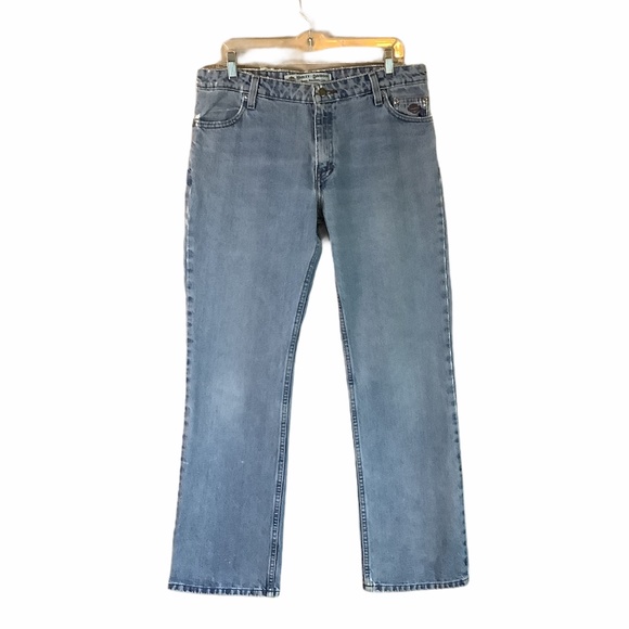 Harley-Davidson Women Bootcut Light Blue Jeans 12R